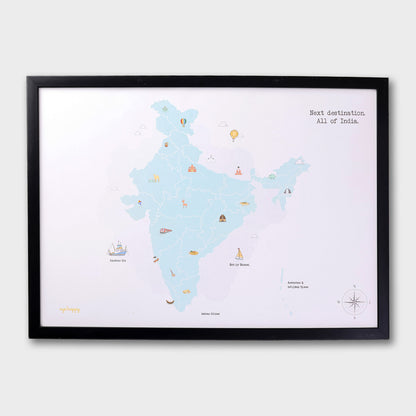 India Map of Memories - A2