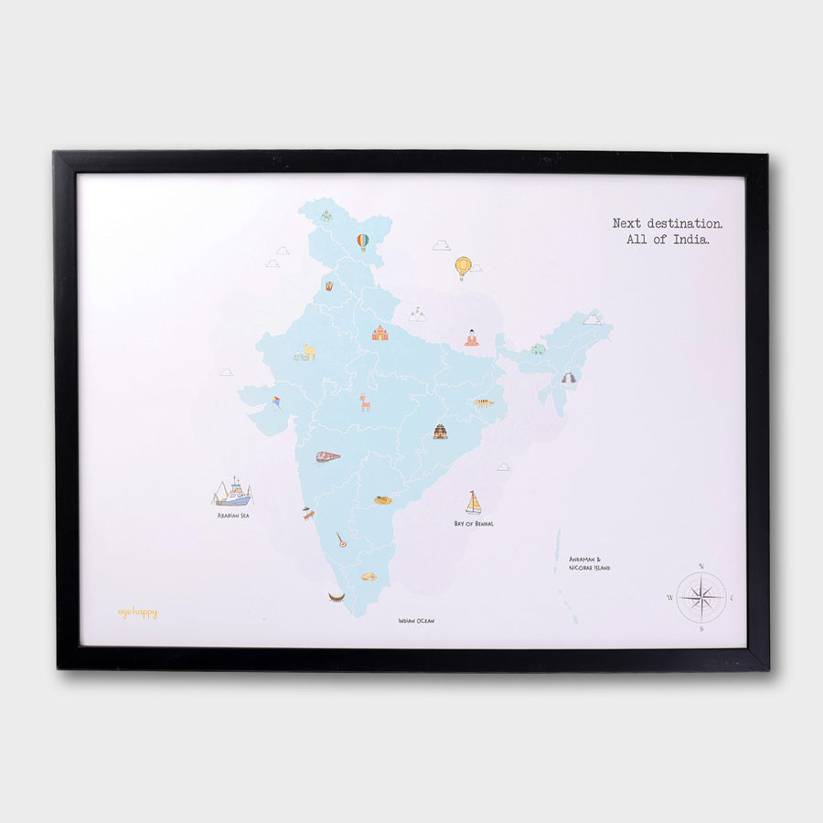 India Map of Memories - A2