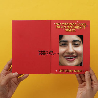 Cute Person Mirror Card