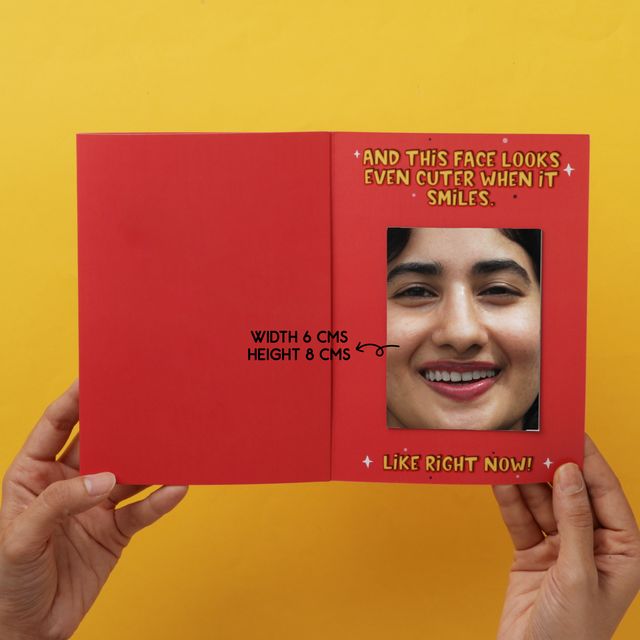 Cute Person Mirror Card