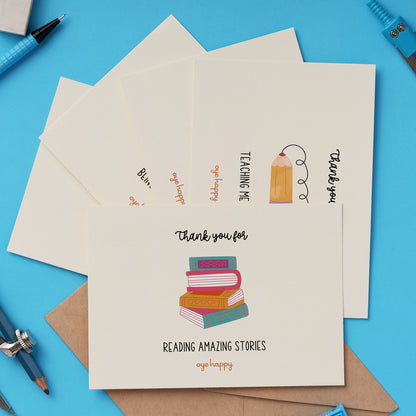 Thank You Teacher Cards (Set of 3)
