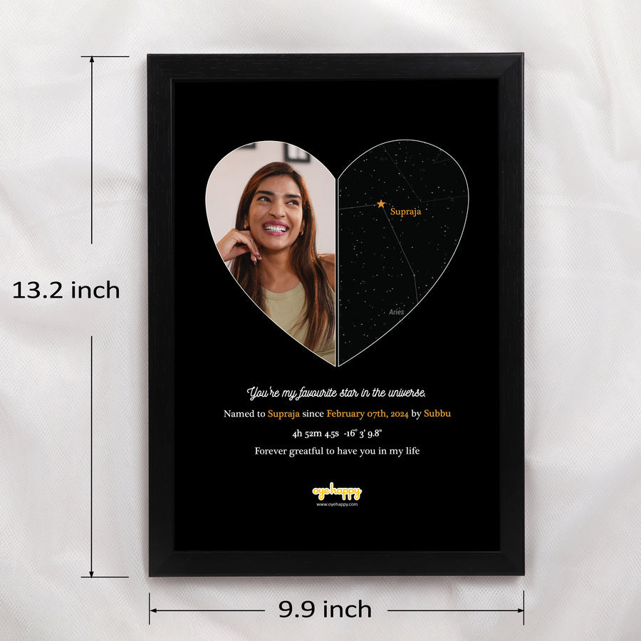Star - Custom Photo Edition (A4 without Acrylic Glass)