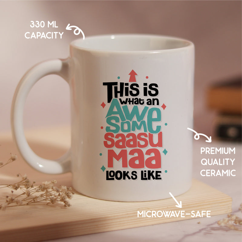 Awesome Sasu maa Mug Best Mother's Day Gifts Online in India Oye Happy