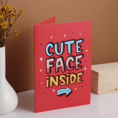 Cute Person Mirror Card
