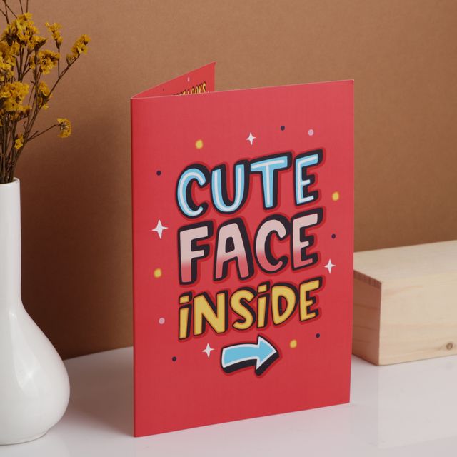 Cute Person Mirror Card