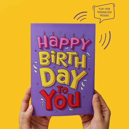 Birthday Audio Card