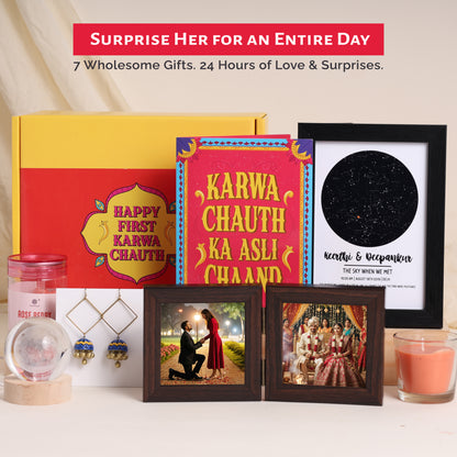 Happy First Karwa Chauth Glitter Hamper