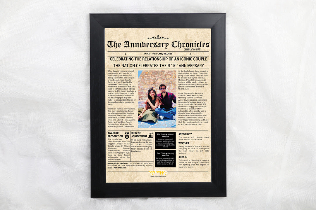 Anniversary Chronicles - A3 (29.72 x 41.91 cm)