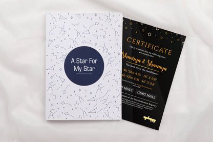 Stars for Sibling - A3 With Glass ( 29.72 x 41.91 cm)