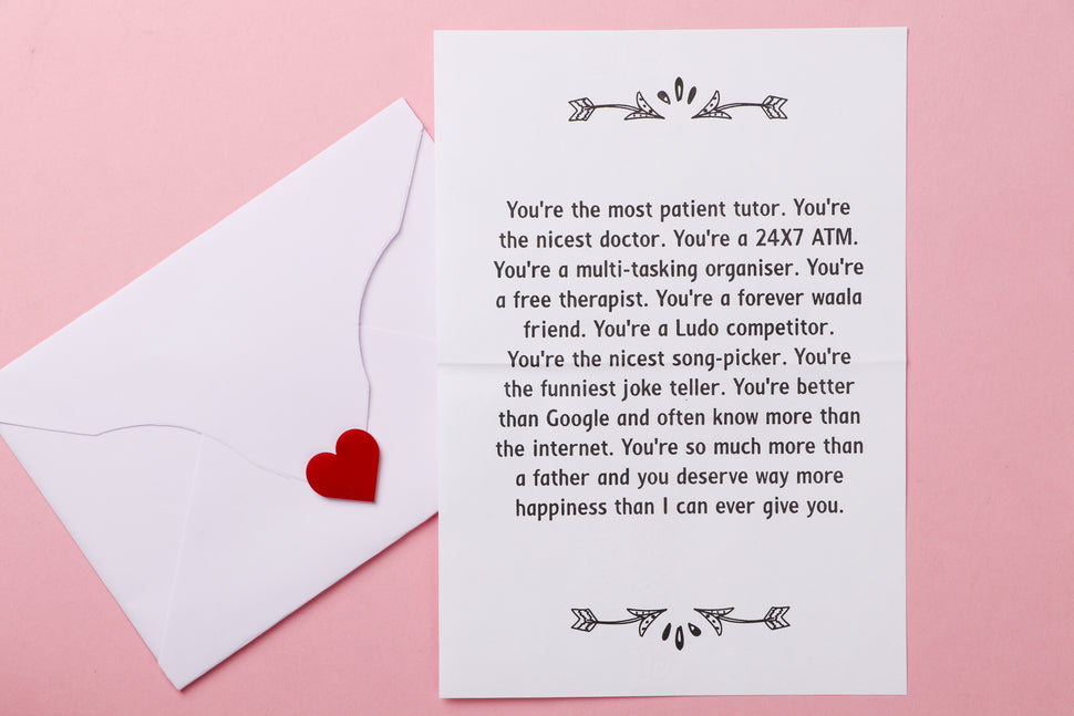 Letters to my Dad