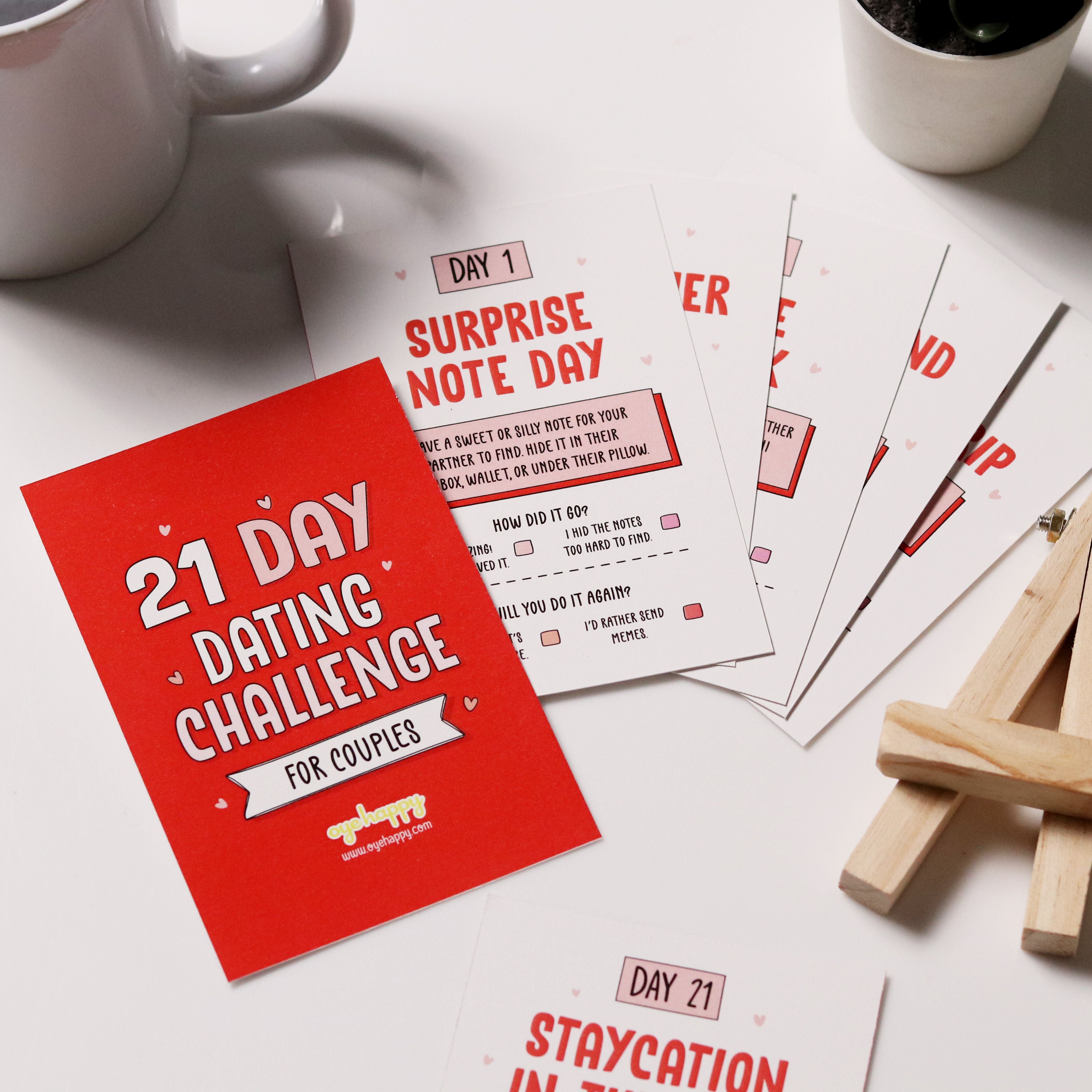 21 Date Challenge Easel