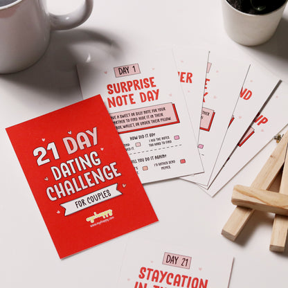 21 Date Challenge Easel