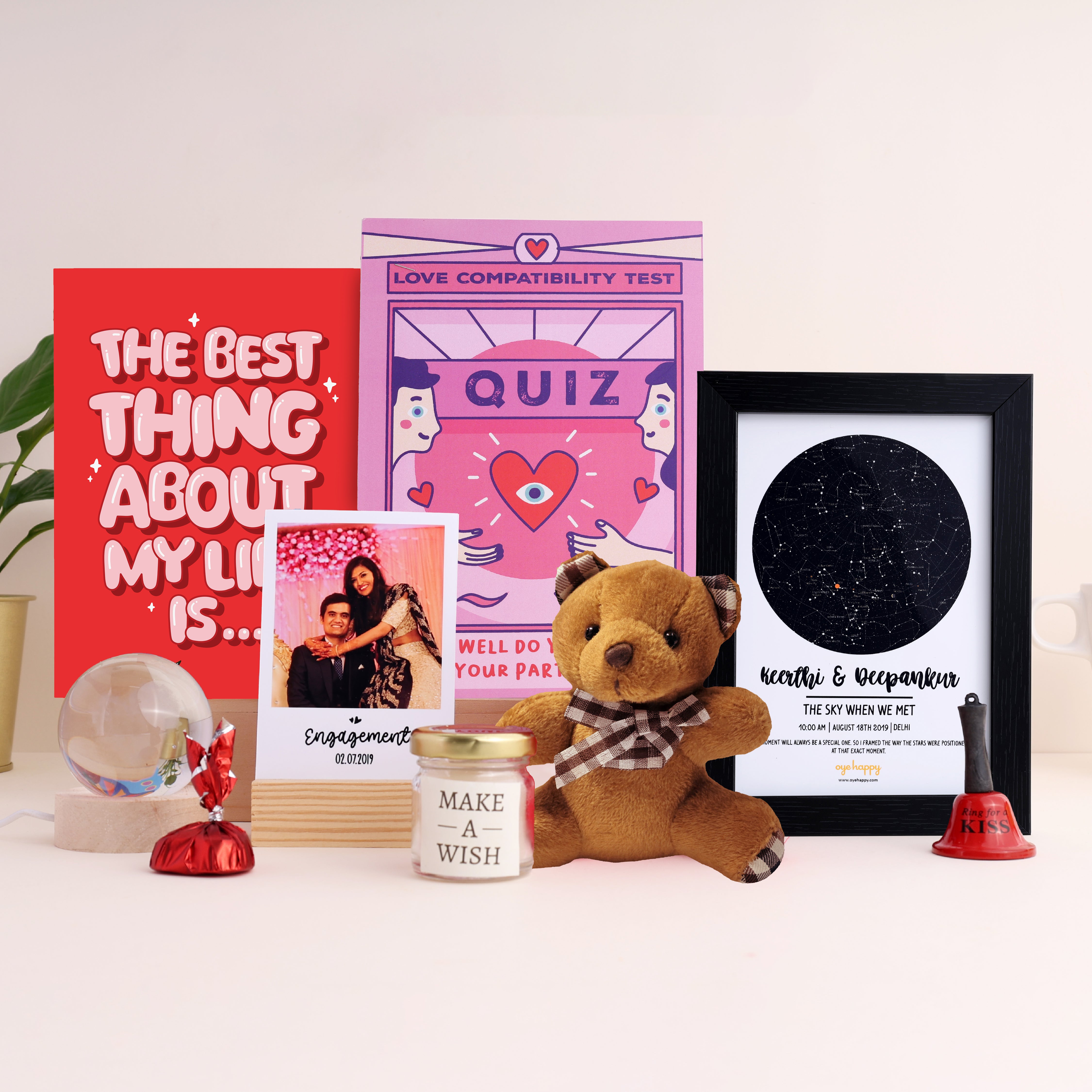 24-Hour Romantic Glitter Hamper