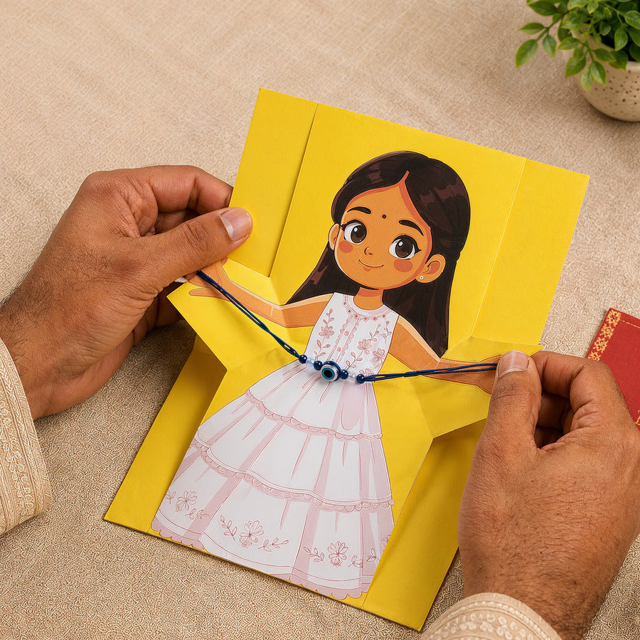 Hug Card Rakhi