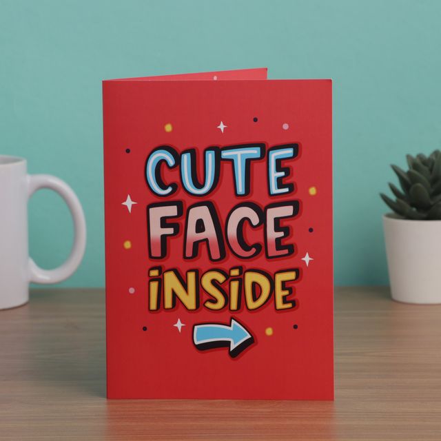 Cute Person Mirror Card