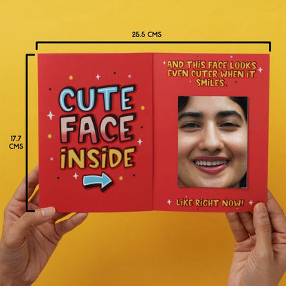 Cute Person Mirror Card