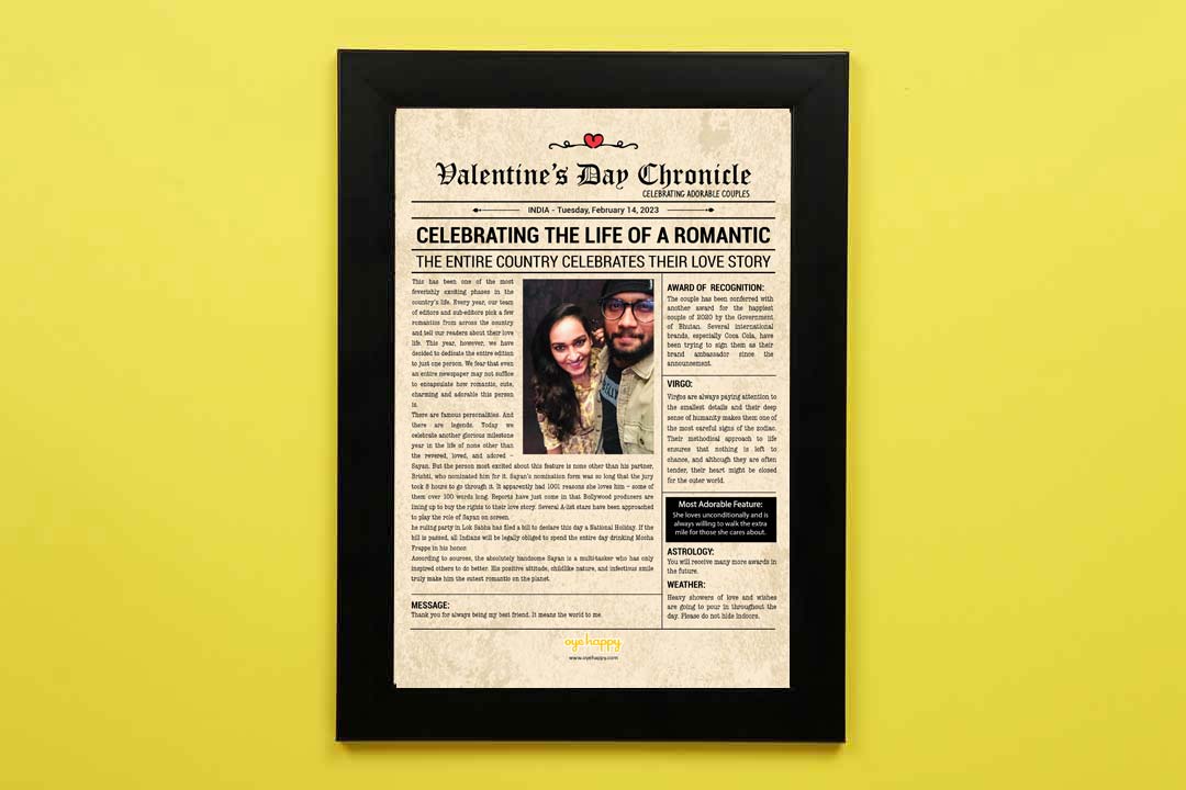 Valentine's Day Article - A3 (29.72 x 41.91 cm)