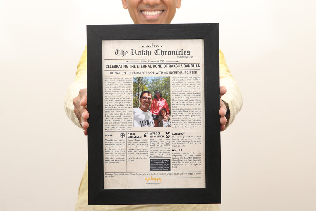 Rakhi Chronicle Frame