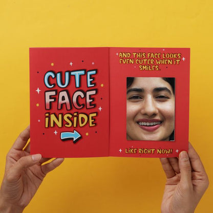 Cute Person Mirror Card