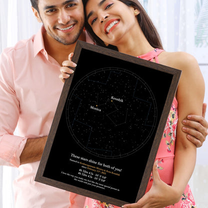 Stars for Couples - A3 With Glass (29.72 x 41.91 cm)