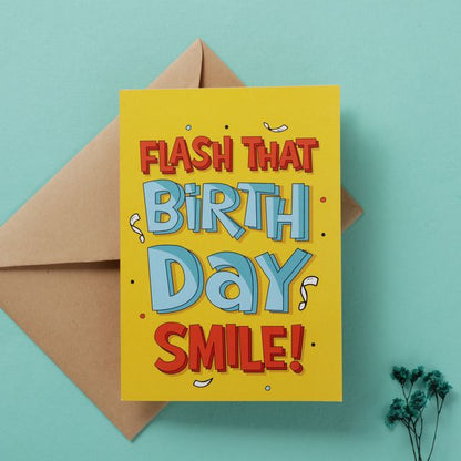 Happy Birthday Mirror Card