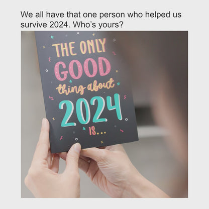New Year Mirror Card