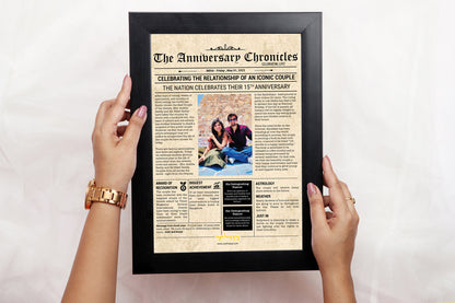 Anniversary Chronicles  - A3 With Glass (29.72 x 41.91 cm)