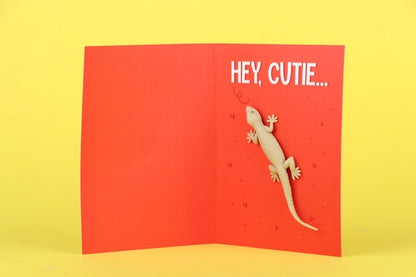 cute lizard card