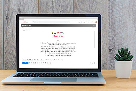 Birthday Countdown Mails