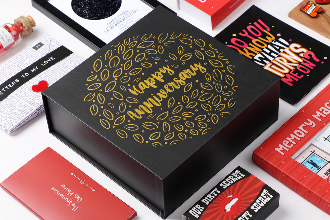 Anniversary Video Box with Gifts