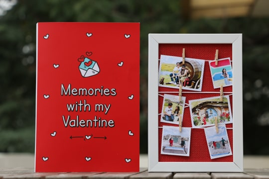 Unique valentine's day gift customised with photos