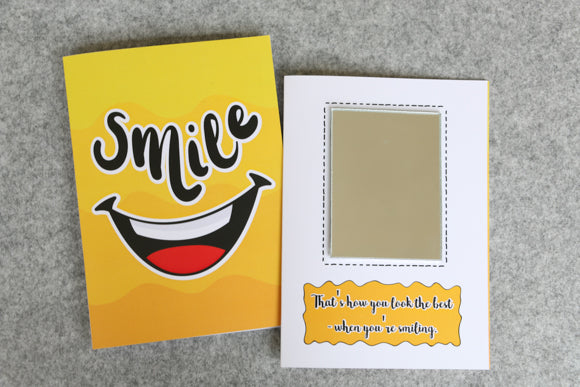 Mirror Card for Friends - Unique Gifts for Friends by Oye Happy