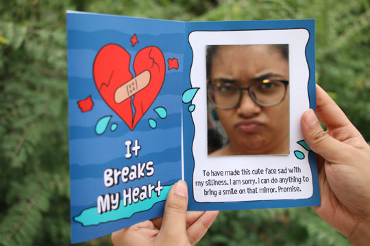 Sorry greeting card for girlfriend