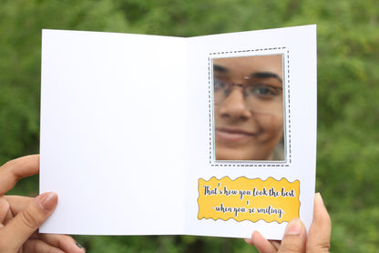 Mirror Card for Friends - Unique Gifts for Friends by Oye Happy