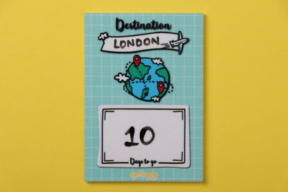 Travel count down magnet