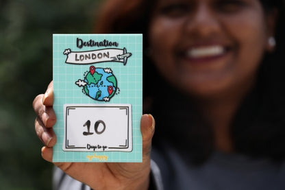 Travel count down magnet