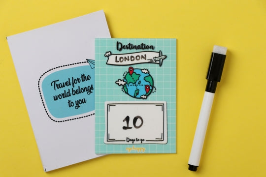 Travel count down magnet