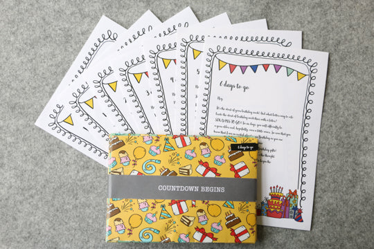 Birthday countdown letters for best birthday surprise online
