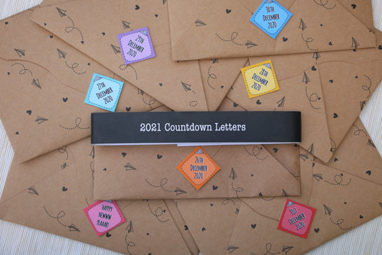 2021 Countdown Letters