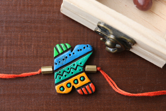 Terracotta rakhi hamper