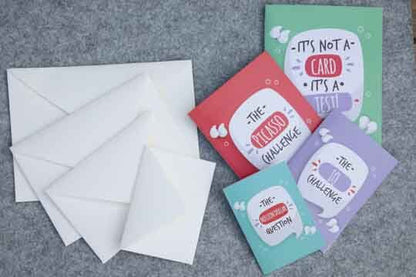 Valentines day card in a card gift for boyfriend